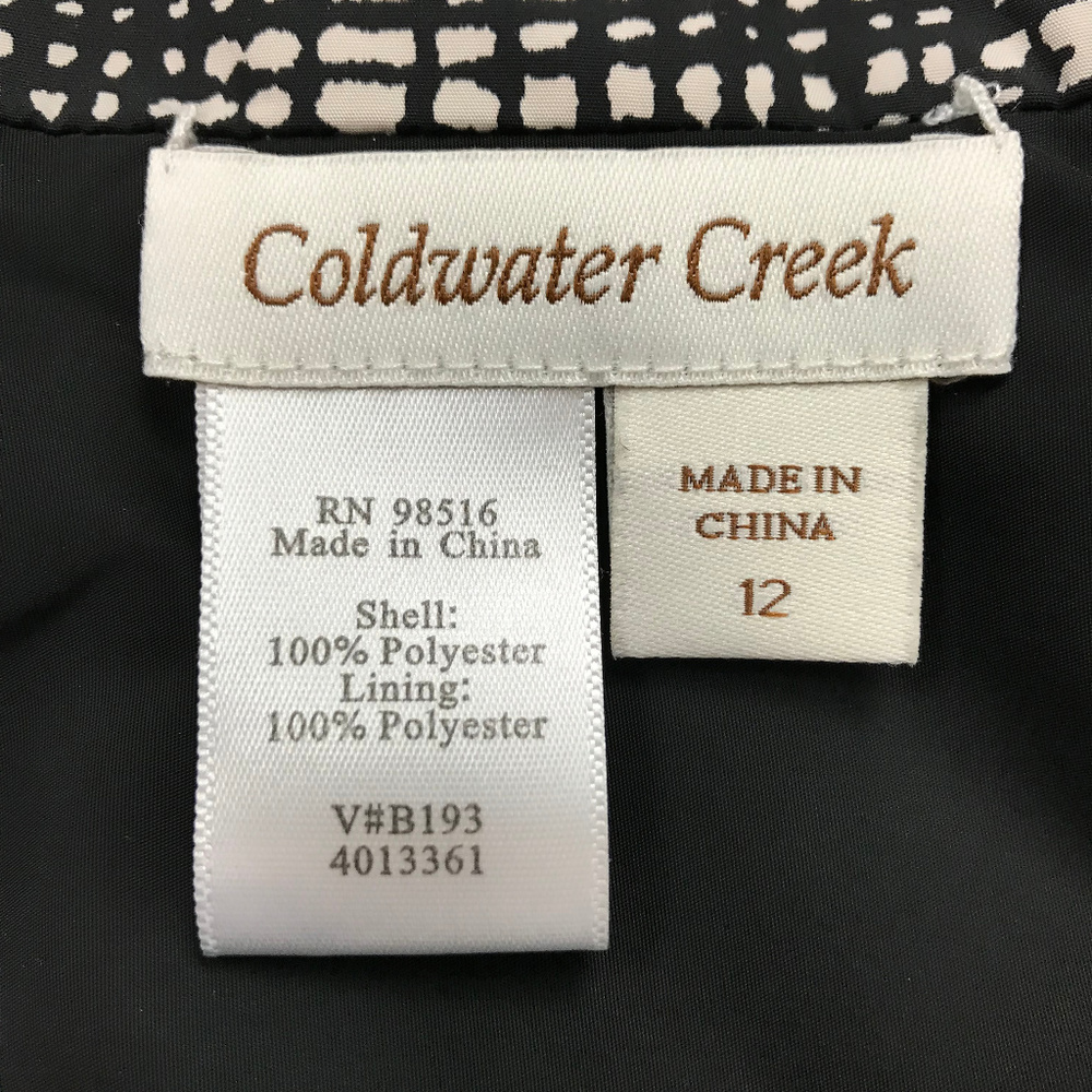 Coldwater Creek size 12 reversible jacket - Picture 5 of 5